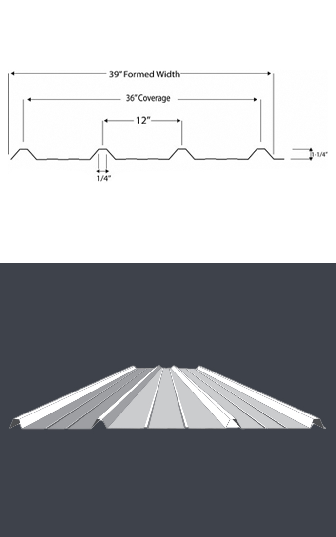Hi-Rib Metal Roofing in Indiana | Mansea Metal - new-hi-rib