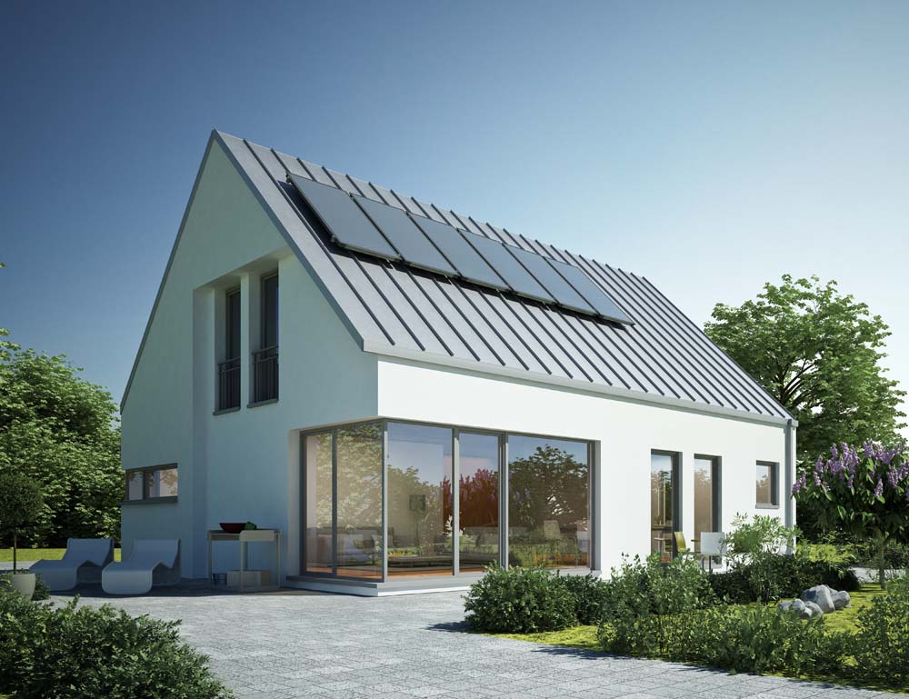 Home With A Metal Roof