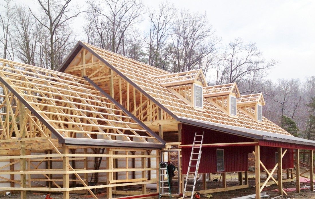 Post Frame Buildings vs. Steel Frame Buildings: What&#039;s the difference? - wood_frame